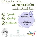 Charla de alimentación saludable