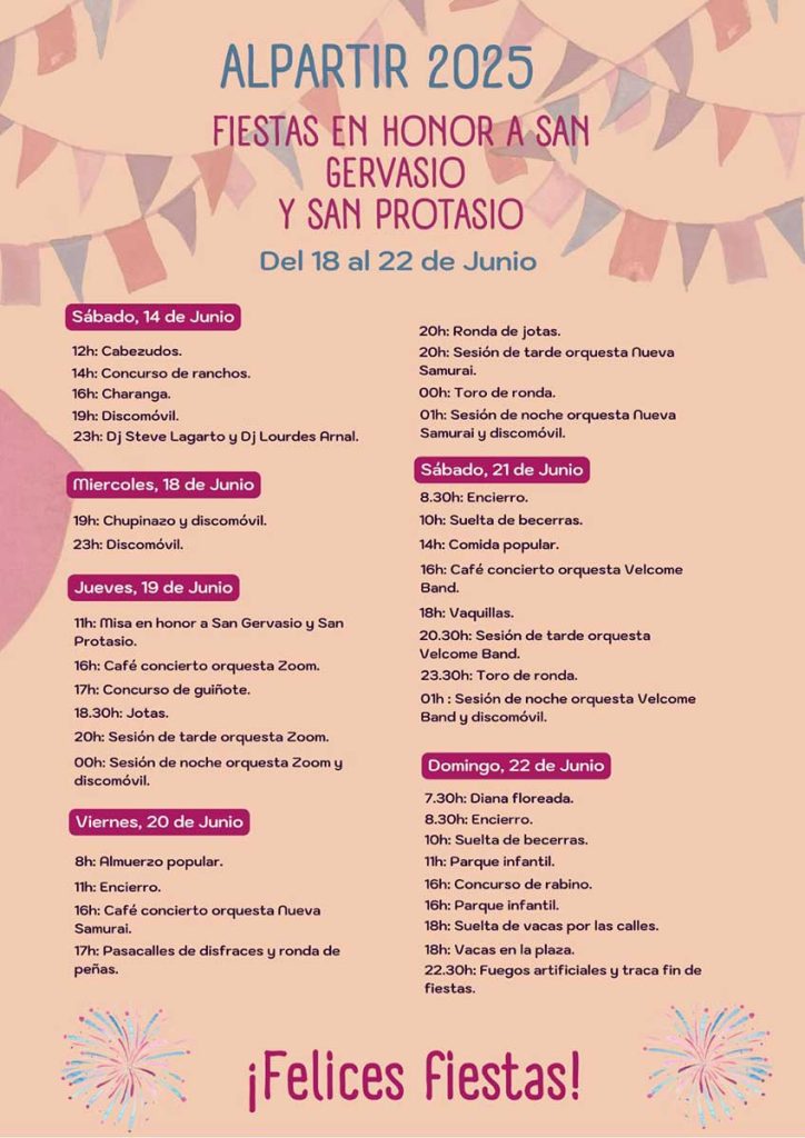 alpartir fiestas 2025