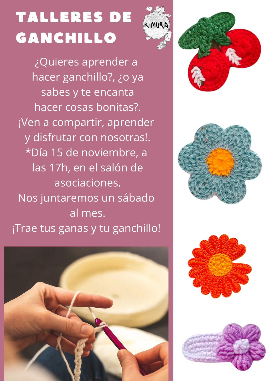 TALLERES DE GANCHILLO