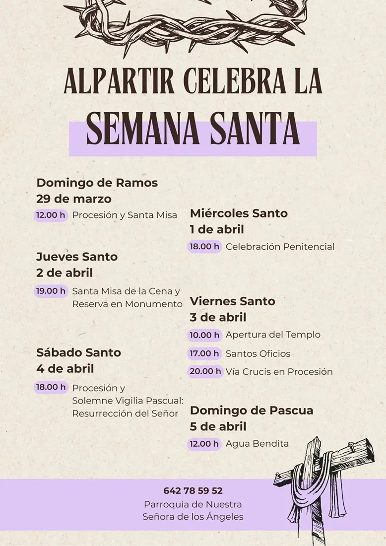 Semana Santa Alpartir 2026