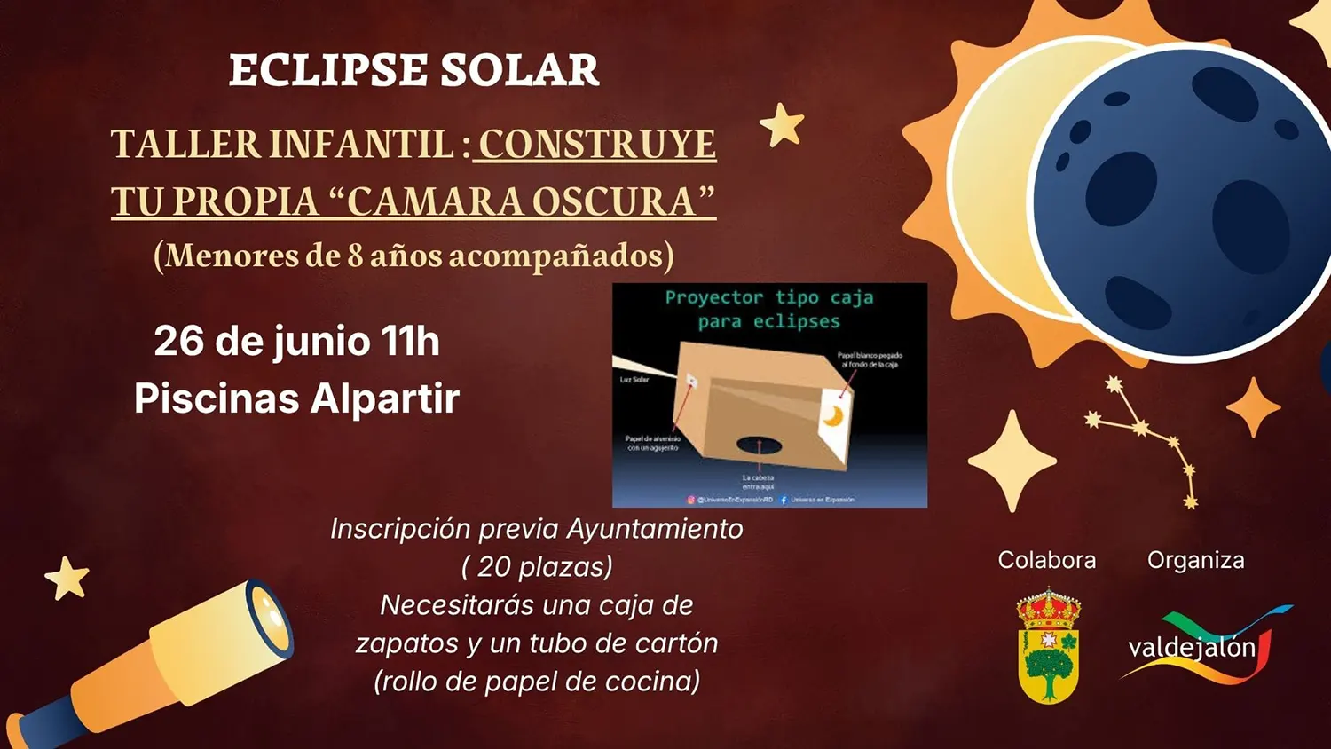 Taller infantil: Construye tu propia Cámara Oscura